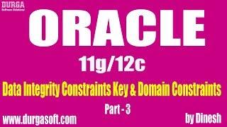 Oracle Data Integrity Constraints Key & Domain Constraints 3