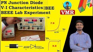 17. PN junction Diode Characteristics | Lab Experiment | BEEE Lab | JNTU | Autonomous