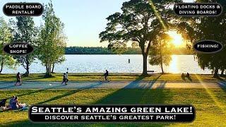 Seattle's amazing Green Lake!... Full tour.