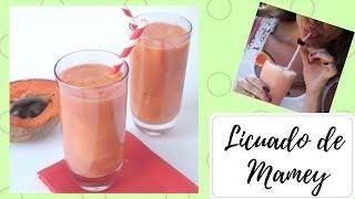 COMO PREPARAR UN DELICIOSO LICUADO DE MAMEY《 Liss Sweet 》