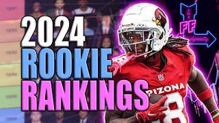 UPDATED TOP 24 DYNASTY ROOKIE RANKINGS & TIERS - Dynasty Fantasy Football