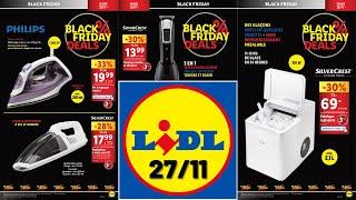 catalogue LIDL du 27 novembre 2024  Promos BLACK FRIDAY  Arrivage PARKSIDE et SILVERCREST