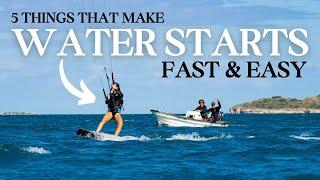 Kitesurfing: How To Waterstart (The Easy Way)