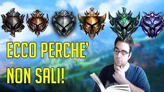 [ITA] ECCO PERCHE' NON SALI - Analisi di ogni elo e consigli utili - League Of Legends