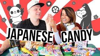 AMERICANS TRY JAPANESE CANDY + SNACKS! | Ariel Hamilton