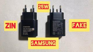 2 cách phân biệt củ sạc samsung fake và chính hãng rất dễ