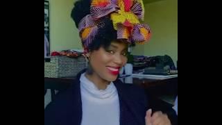 Short Flower Headwrap Tutorial