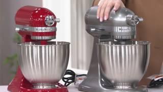 KitchenAid 3.5qt. Mini Artisan Stand Mixer with Flex Edge Beater on QVC