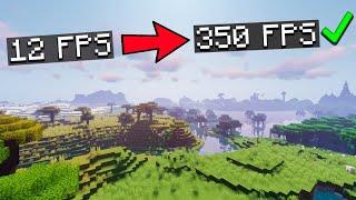 HOW TO INCREASE YOUR FPS IN MINECRAFT! ANY VERSION! (Updated 2022 Tutorial)️