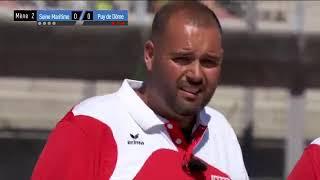 Championnat France Pétanque 2019 Triplette 14 Finale Maritime VS Puy de Dôme