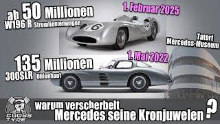 why is Mercedes selling off its crown jewels? 300SLR and now W196R