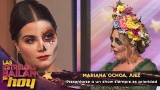 Cinthia Aparicio se enfrenta a Mariana Ochoa por su falta en #LasEstrellasBailanEnHoy