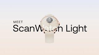 New Withings ScanWatch Light — Daily Health Hybrid Smartwatch