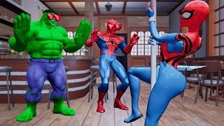 Hulk x Spider Man With Squid Game in Granny Shop | Funny Horror Animation