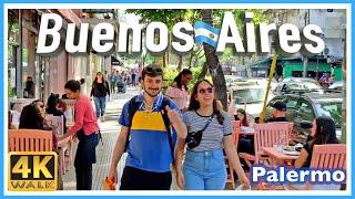 【4K】WALK Palermo SOHO Buenos Aires Argentina 4k virtual walk