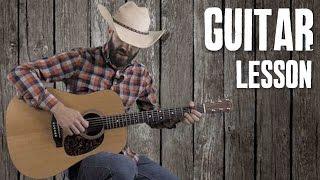 Intro to Classic Country and Bluegrass Strumming - Beginner Guitar Lesson Tutorial