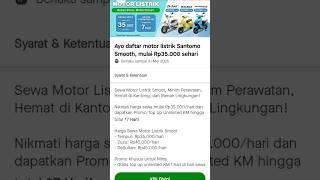electric motorbike rental promo for gojek driver partners Surabaya #gojekindonesia #viralvideo #fyp