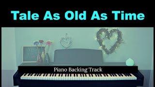 Tale As Old As Time: BEAUTY AND THE BEAST (Piano accompaniment & LYRICS / Backing / Karaoke track)