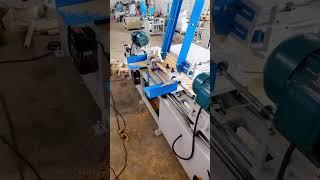 Automatic machine for wood product - long wood stick through hole drilling