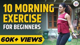 20-Minute Full Body Workout Without Equipment | 10 Exercises to Boost Your Energy | Shivangi Desai