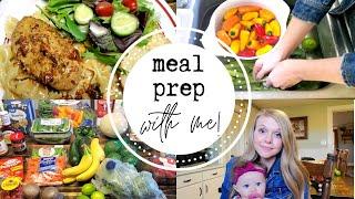 MEAL PREP #WithMe | meal plan, grocery haul, food prep and five easy dinner ideas!