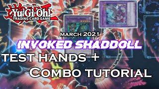 Yu-Gi-Oh! Invoked Shaddoll Test Hands+Combo Tutorial | Multiple FLOODGATE-LIKE Monsters! March 2021