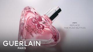 Finally refillable! La Petite Robe Noire Le Flacon Cœur | GUERLAIN