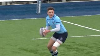 Fullback Andrew Smith - Falling off tackles. [Belvedere vs St. Michaels '19]