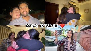 WIFE IS BACK | REUNITED AFTER ONE MONTH ️ | VLOG 440