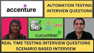 Accenture Automation Testing Interview Experience | Real Time Interview Questions and Answers