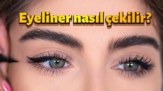 EYELINER NASIL ÇEKİLİR? | eyeliner çekmenin püf noktaları