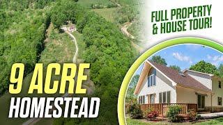 Kentucky Homestead 9 Acres with Private Home Surrounded by Woods