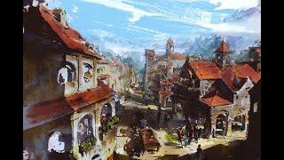 Painting Fantastic Medieval City Life with Eric Elwell