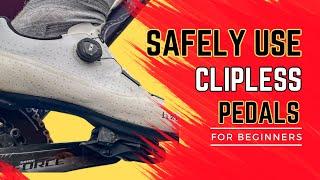 How to ride Clipless Pedals SAFELY for beginners