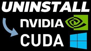 How to Completely Uninstall Nvidia CUDA Toolkit in Windows 2025