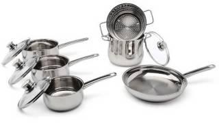 WMF Diadem Plus Cookware Set, 18/10 Stainless Steel, 6 Piece