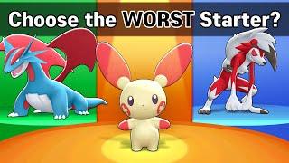 Choose The WORST Starter Pokémon... and Give It ANY Ability!