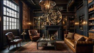 Victorian Meets Industrial, The Allure of Steampunk Interior Design