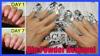 How I Remove Nicole Diary Nail Dip Powder || Jenny Stone