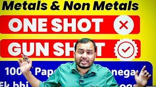 Metals and Non-metals ONE SHOT GUN SHOT ( NCERT + PYQ ) Full Chapter || Class 10 || PW