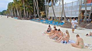 Look! This is BORACAY White Beach Path on August  25 20204 12:00pm Walk