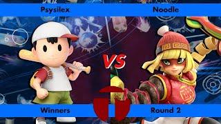 Powered-Up! Projectile Pit - Psysilex (Ness) vs Noodle (Minmin) - Ultimate Singles - Winners Round 2