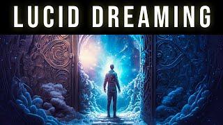 Enter The Dream Realm | Lucid Dream Induction Sleep Music For Lucid Dreaming | Black Screen Hypnosis