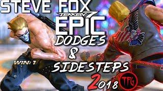 This is TEKKEN 7 : STEVE FOX - Epic Dodges & Sidesteps Compilation 2! 