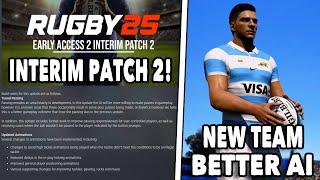 RUGBY 25 INTERIM PATCH 2 - EA2 - Full Gameplay, Thoughts & Feedback - AI Getting Better