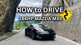 This is how to drive a 184HP Mazda MX5 properly | POV *Penser Joch* Mountain RUN | 4K