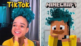 Recriei os TIKTOKS FAMOSOS  No Minecraft