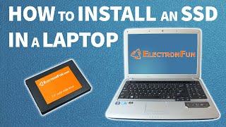 How to install an SSD in a laptop | computer tutorial