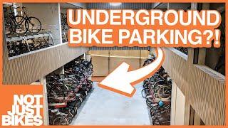 Underground Bicycle Parking is Amazing