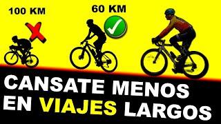 9 ERRORES  EN VIAJES LARGOS EN BICICLETA │Cómo Cansarte Menos